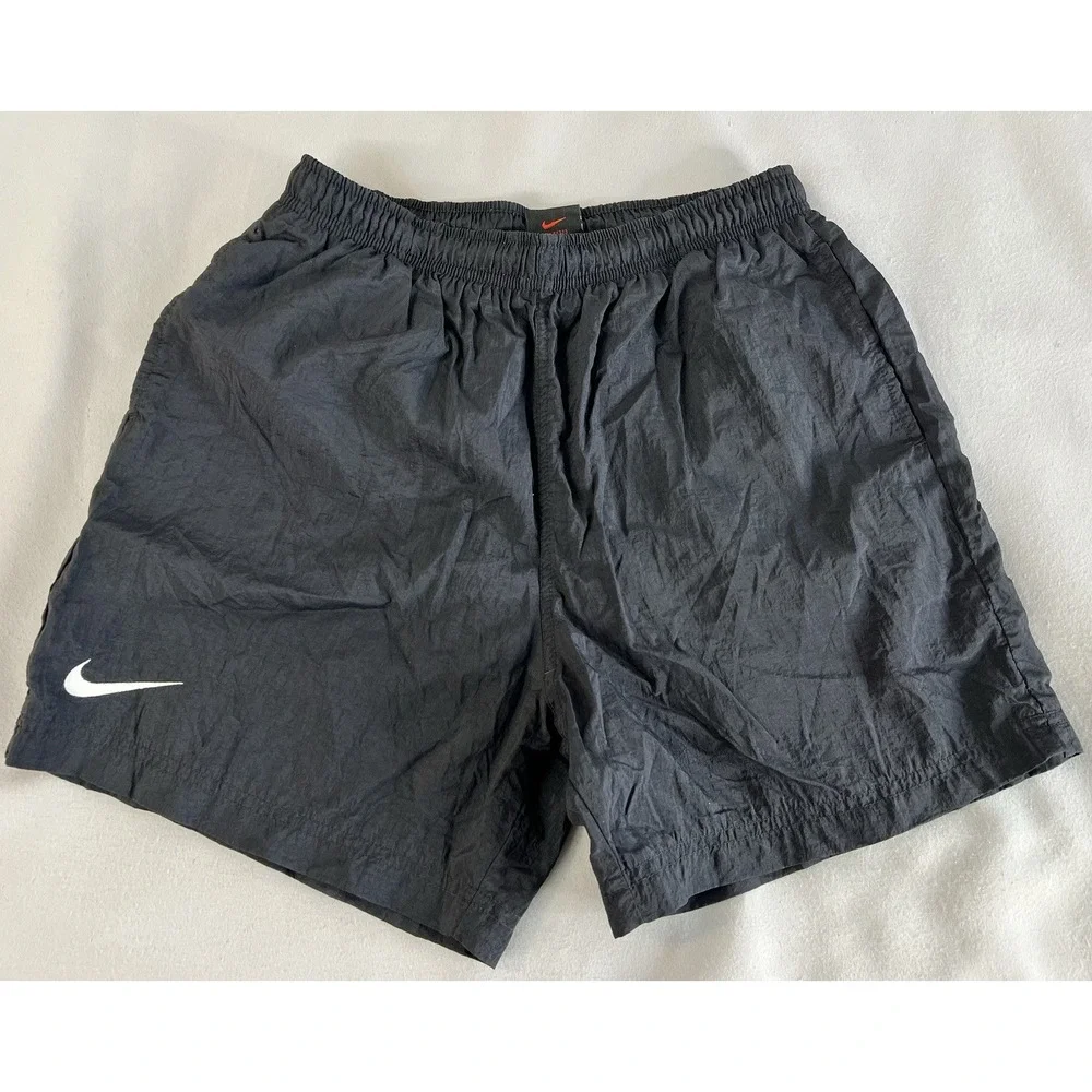Vintage Nike‎ Shorts Youth L (14-15) Black Y2K